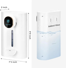 Touchless Wall-Mounted Automatic Mouthwash Dispenser with Cups - Ideal for Kids and Adults