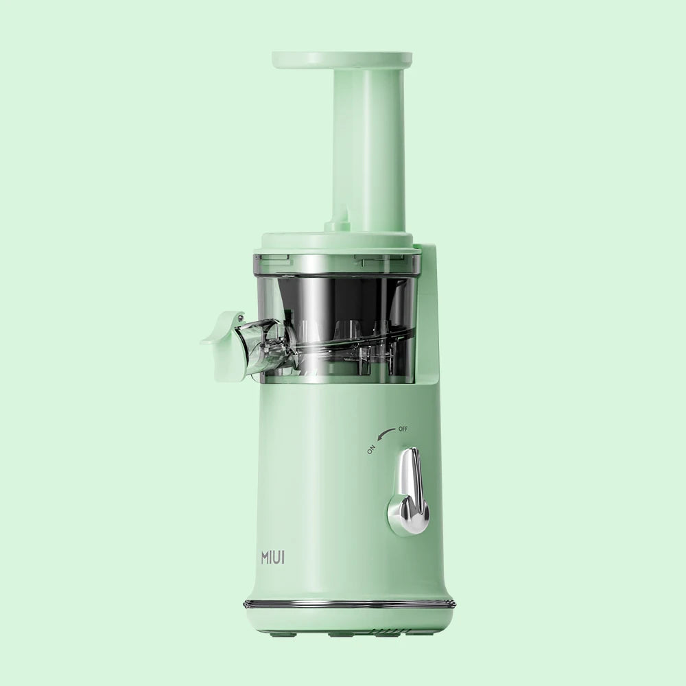 MIUI Compact Electric Juicer & Blender - Portable Fruit Extractor with Easy Clean Feature, Ice Cream Maker, and Automatic Pulp Ejection