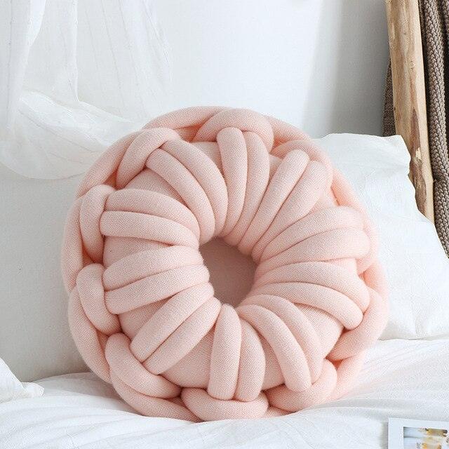 Beignet Donut Pillow MistyRose | Sage & Sill